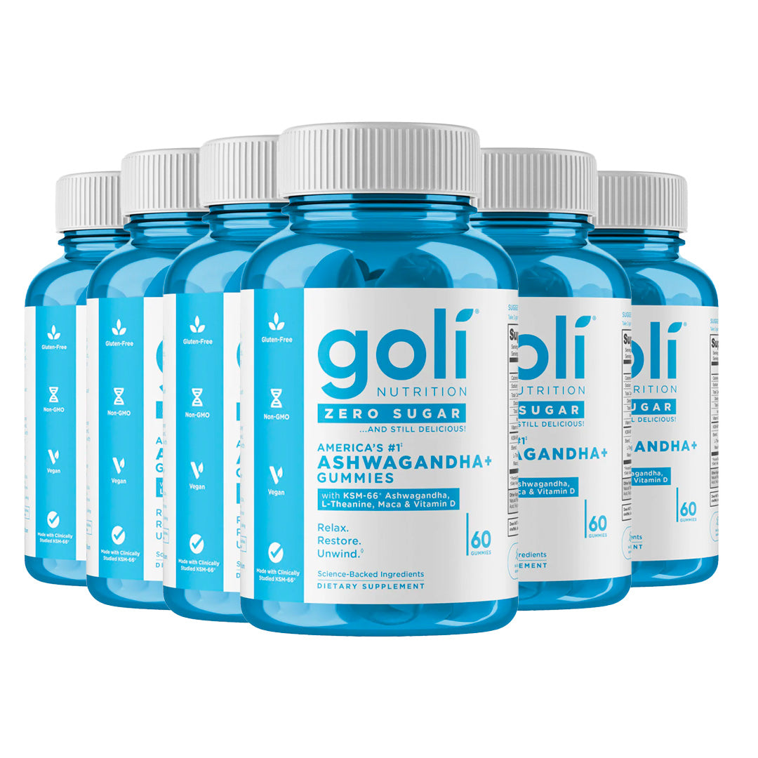 Goli® Nutrition Ashwagandha Zero Sugar Gummies, 60 Gummies