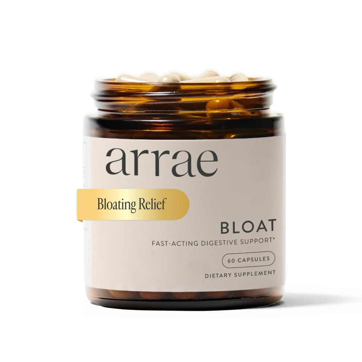 Arrae Bloat Digestive Support, 60 Capsules