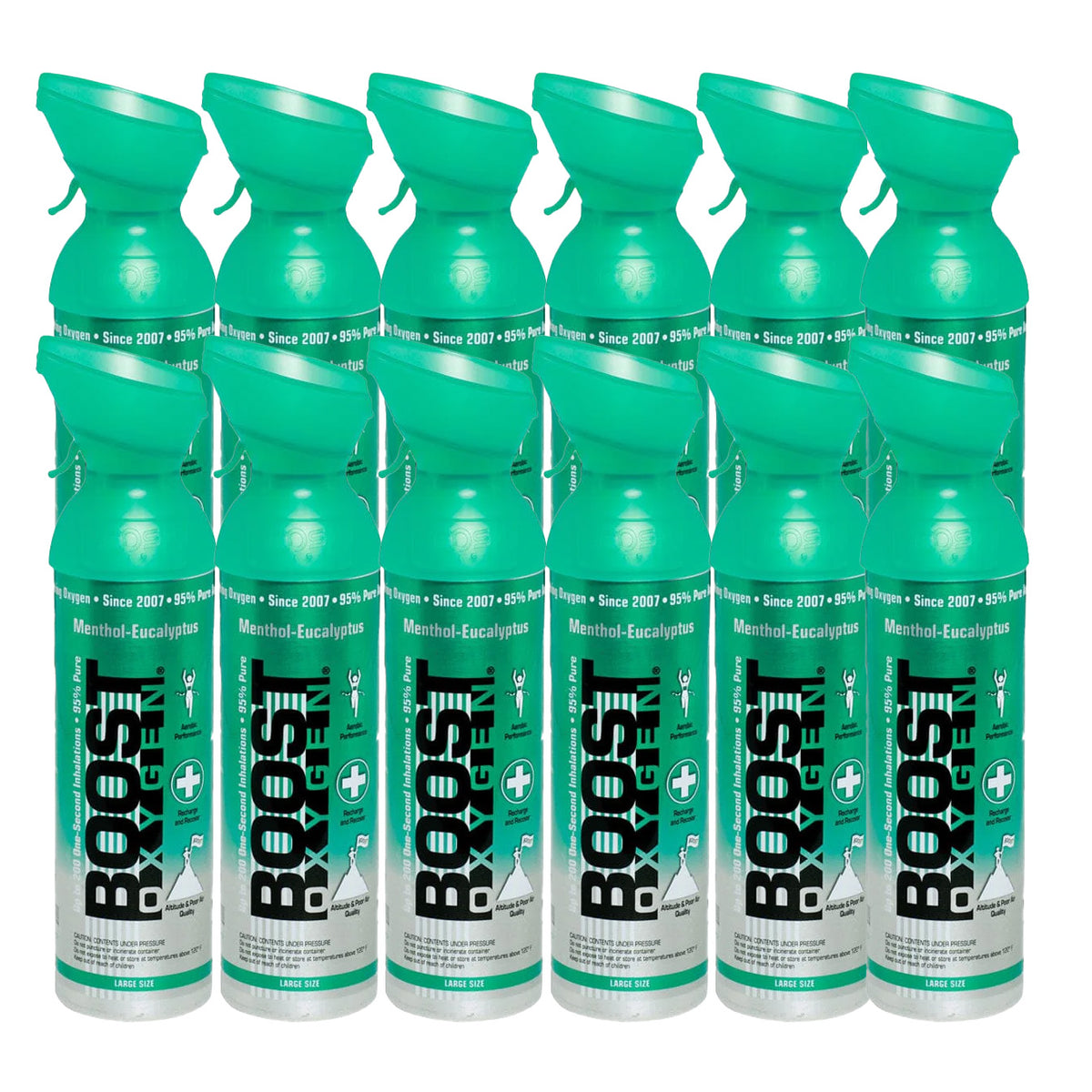 Boost Oxygen (10L) - Menthol Eucalyptus (12 Pack)