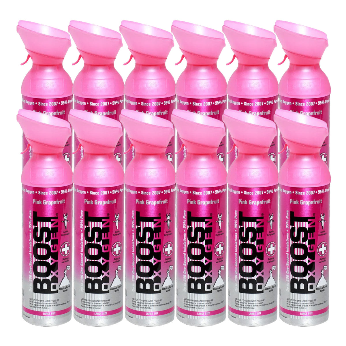 Boost Oxygen (10L) - Pink Grapefruit (12 Pack)