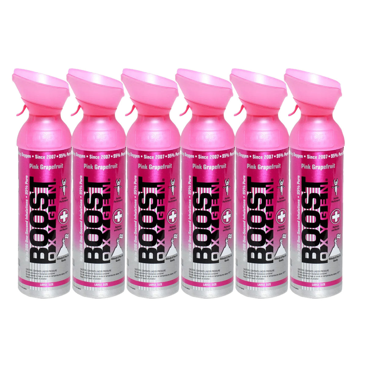 Boost Oxygen (10L) - Pink Grapefruit (6 Pack)