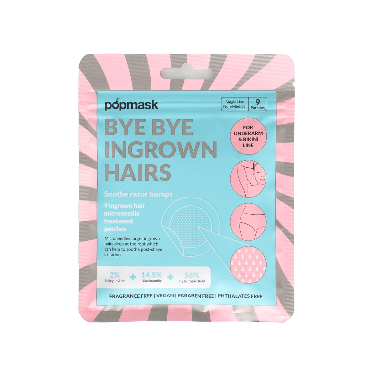 Popmask Bye Bye Ingrown Hairs Microdart Patches