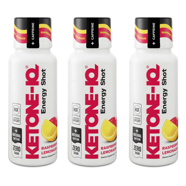 Ketone-IQ +Caffeine High Performance Energy Shot (Raspberry Lemonade)