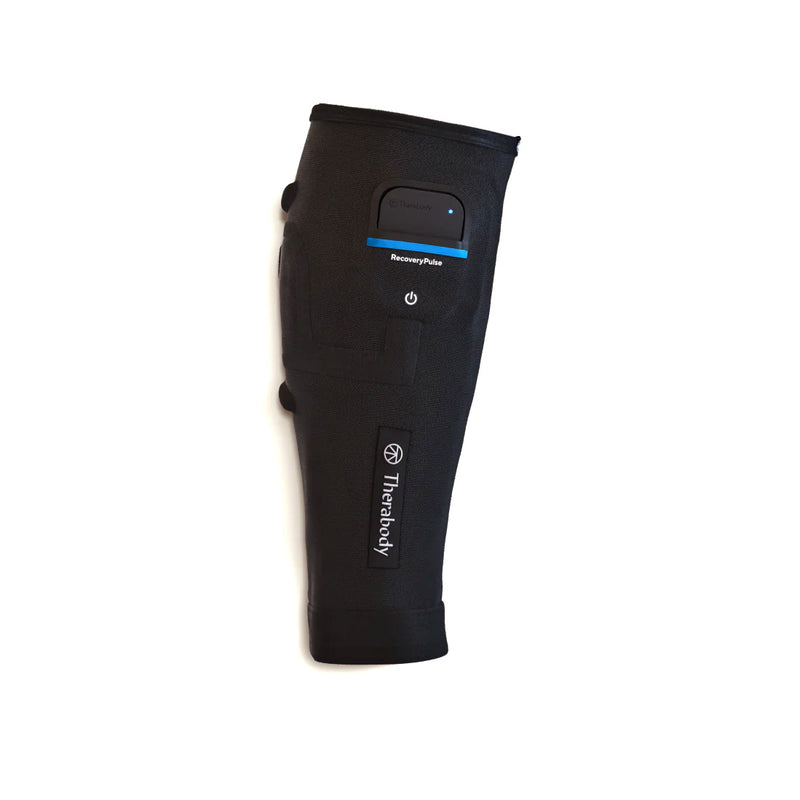 Therabody RecoveryPulse Calf wearable compression sleeve for calf muscle recovery