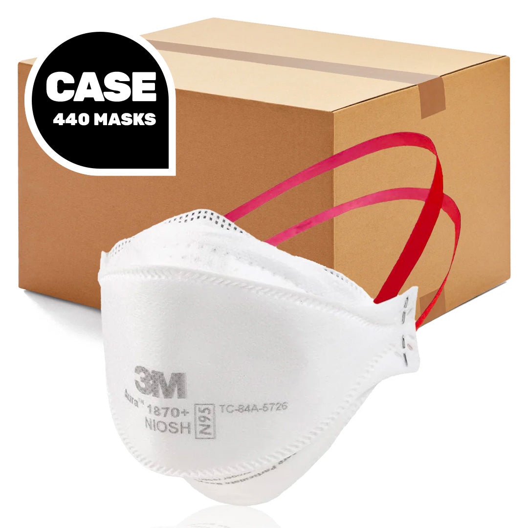 3M Aura N95 respirator mask case bulk box packaging