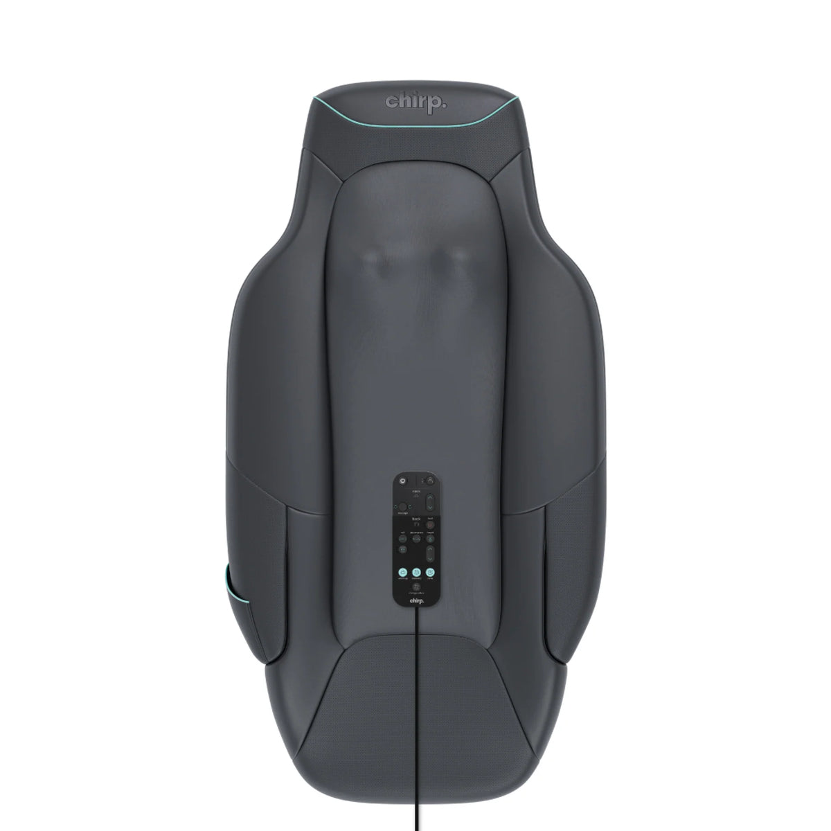 Bottom view of the Chirp Contour Decompression Massage Table with built-in controls