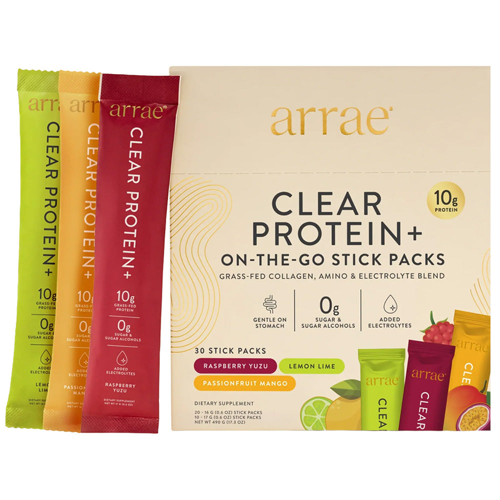 Arrae Clear Protein+ Variety Pack, 30 Stick Packs