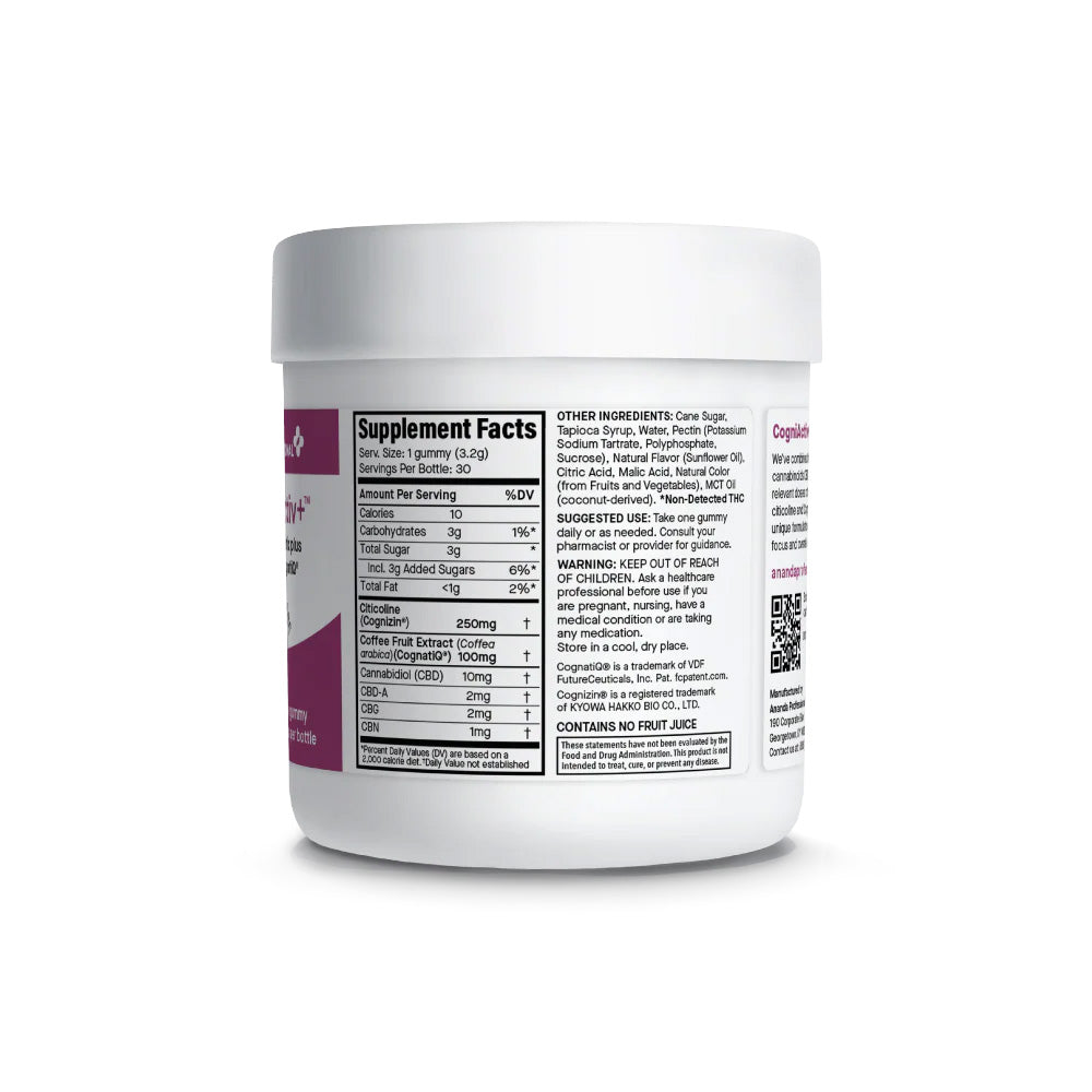 Ananda Professional CogniActiv+ Focus Gummies