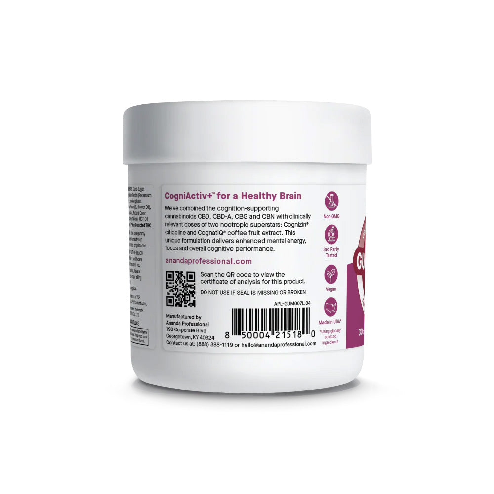 Ananda Professional CogniActiv+ Focus Gummies