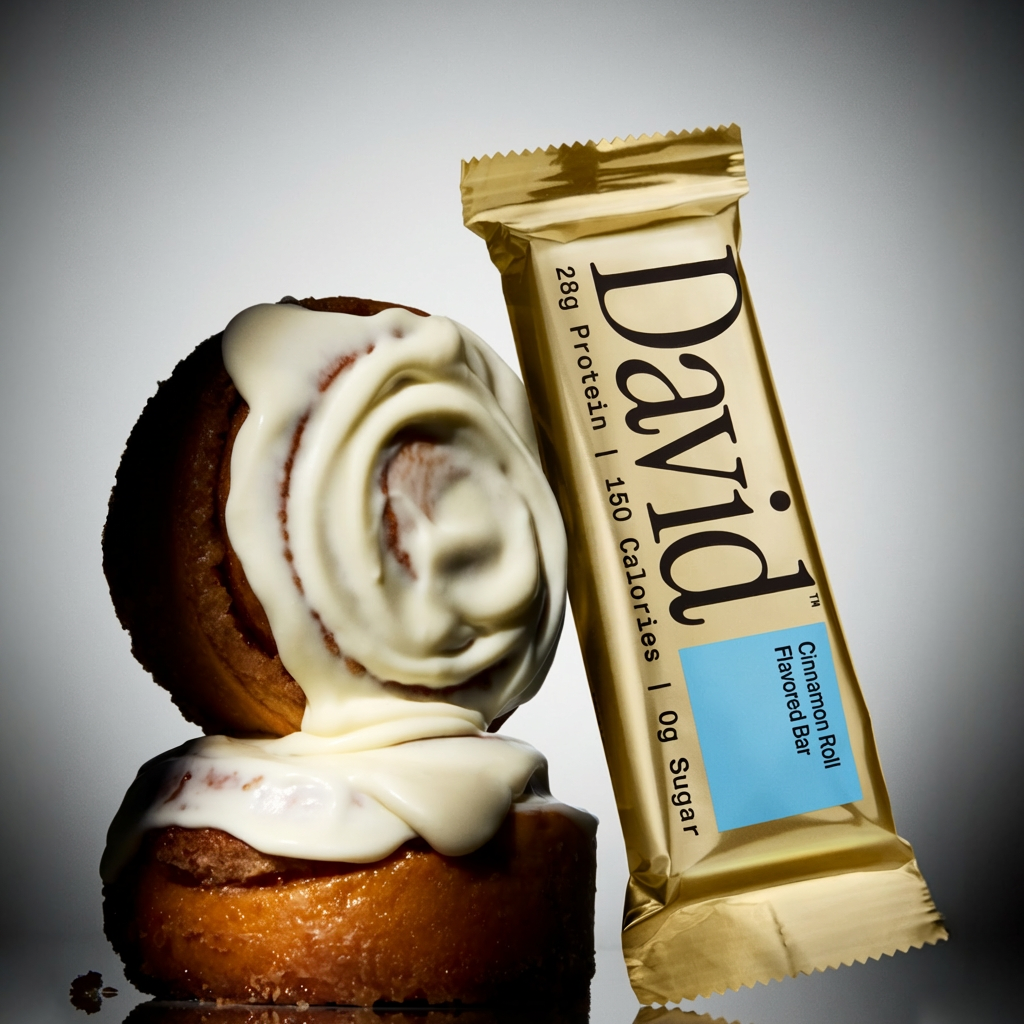 David Protein Cinnamon Roll — flavor and lifestyle