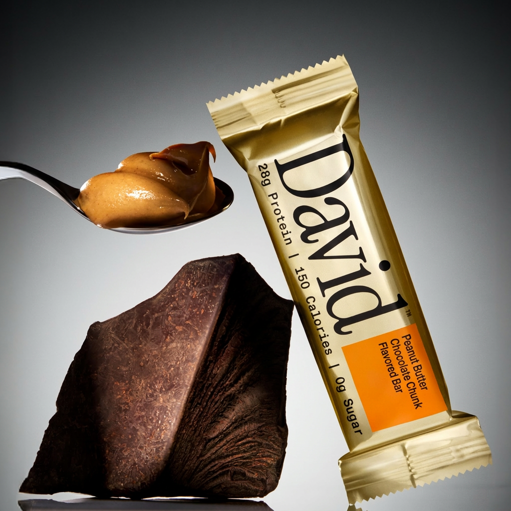 David Protein Peanut Butter Chocolate Chunk — flavor and lifestyle