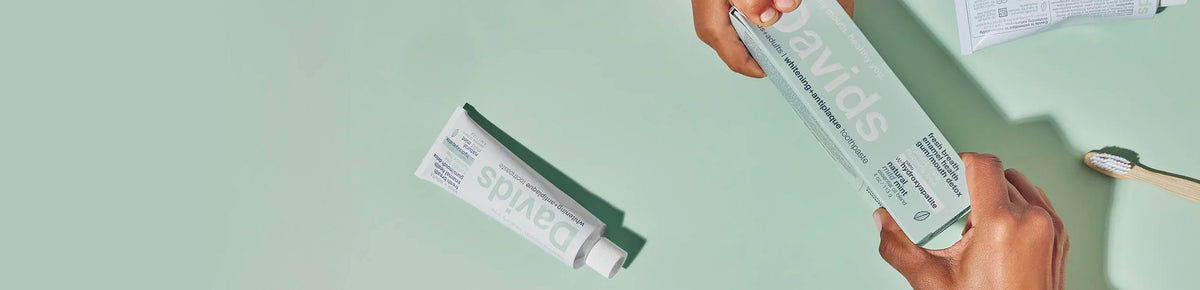 Davids non-fluoride toothpaste combines the best naturally derived ingredients with the latest dental science.