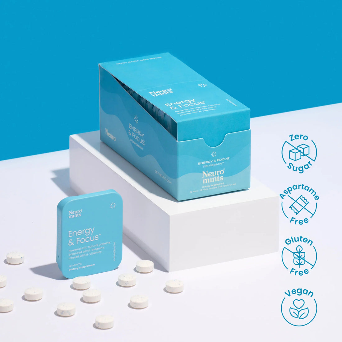 Neuro Energy & Focus Mints (Peppermint)