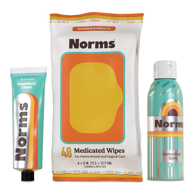 The Full Norms Treatment Bundle - Complete Hemorrhoid Care System
