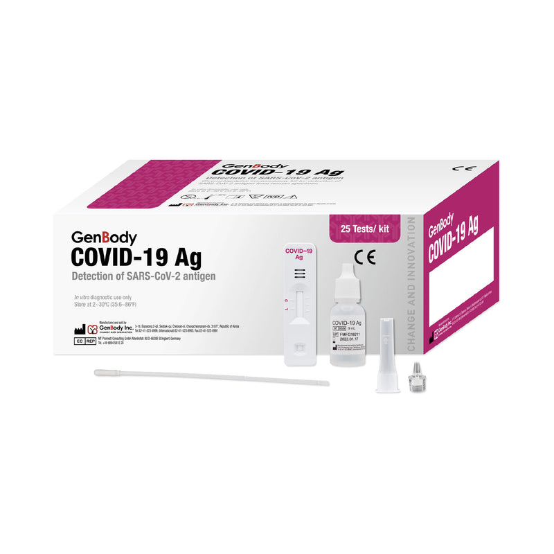GenBody COVID-19 Antigen Rapid Test (25/box)