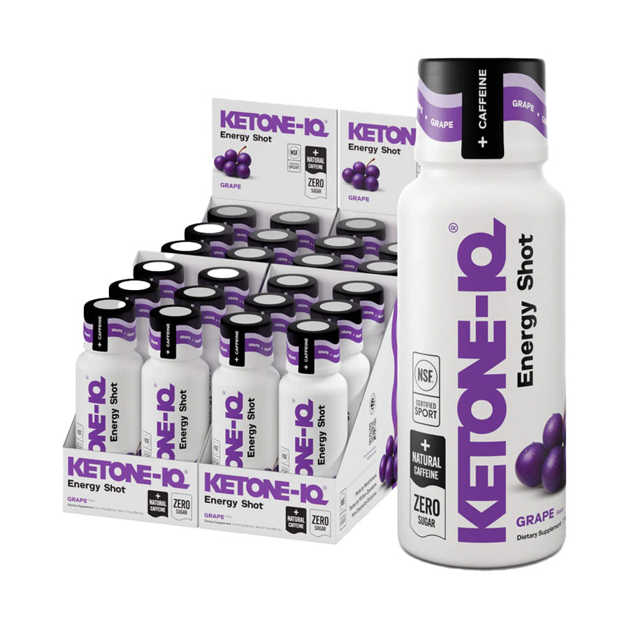Ketone-IQ +Caffeine High Performance Energy Shot (Grape)