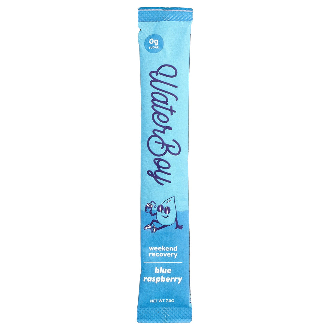 Waterboy Weekend Recovery Electrolyte Drink Mix - 8 Sticks (Blue Raspberry)