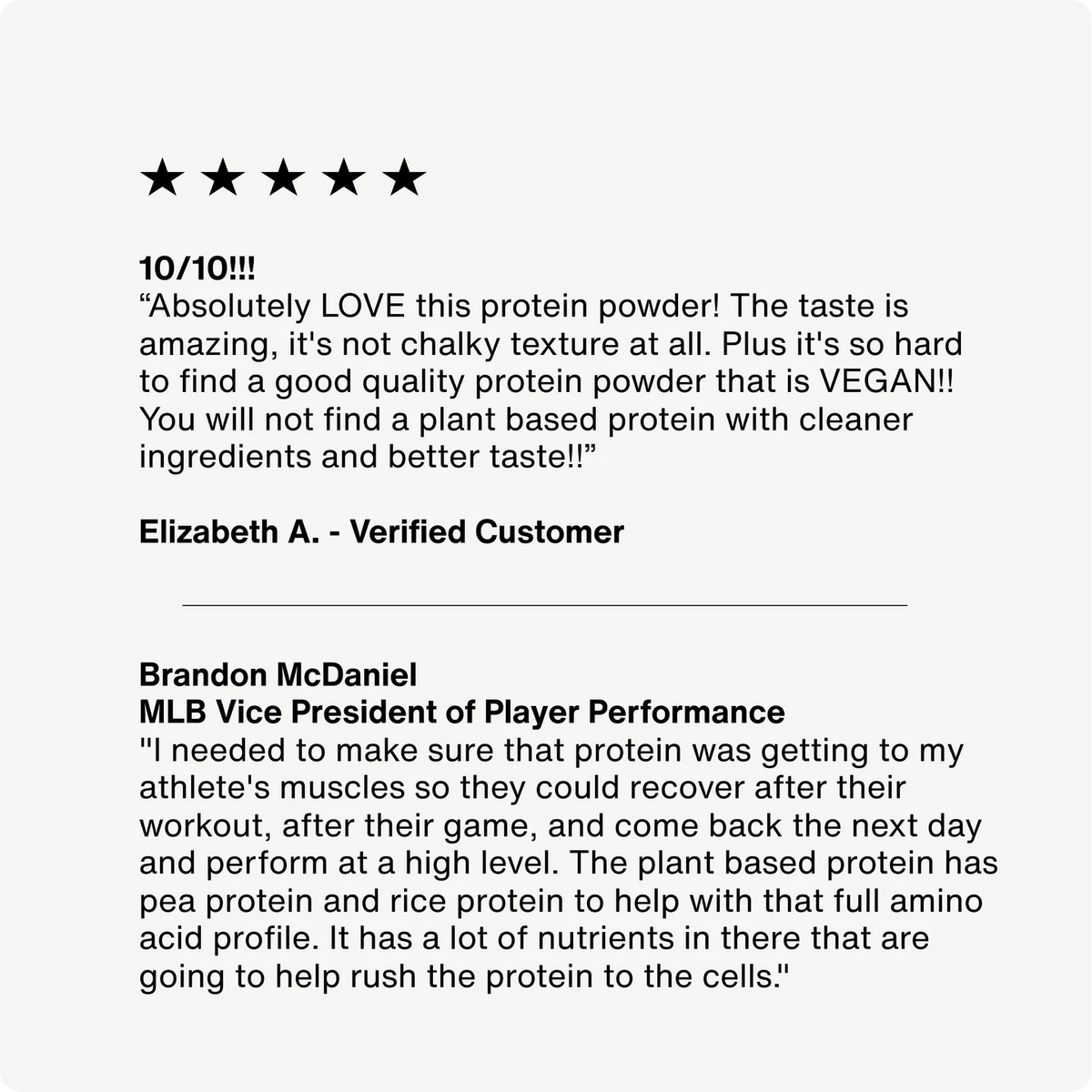 Momentous Plant Protein customer reviews