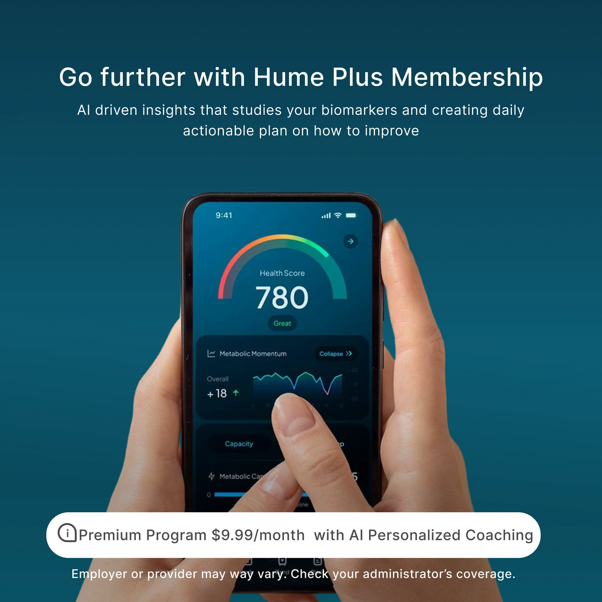Hume Health Hume Band 2.0 Longevity & Health Tracker
