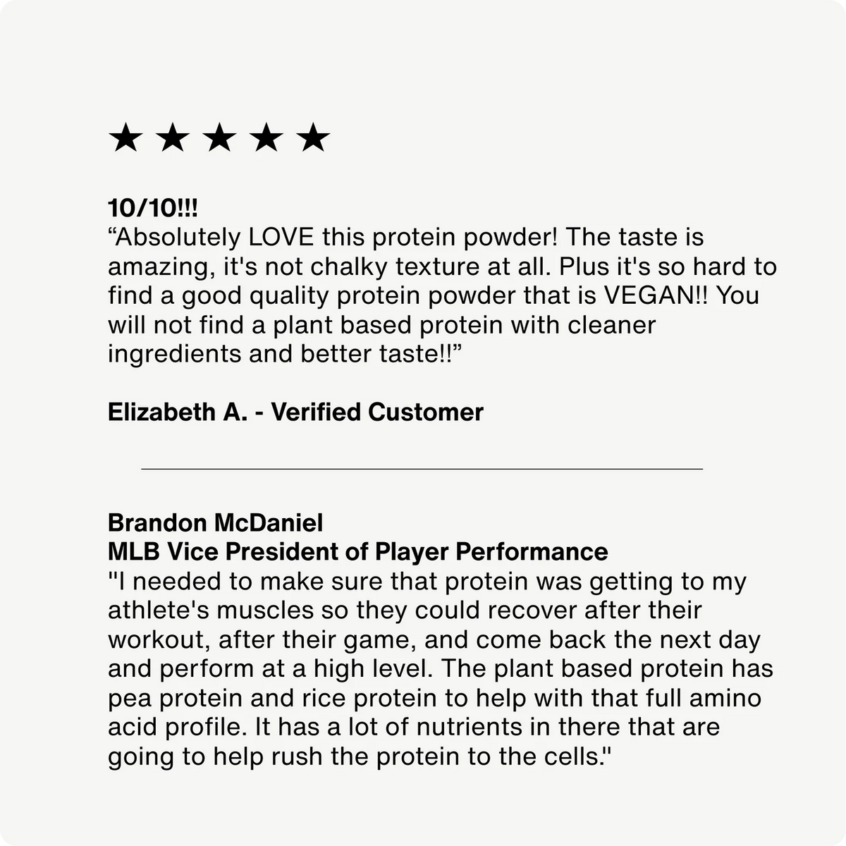 Momentous 100% Plant Protein customer reviews
