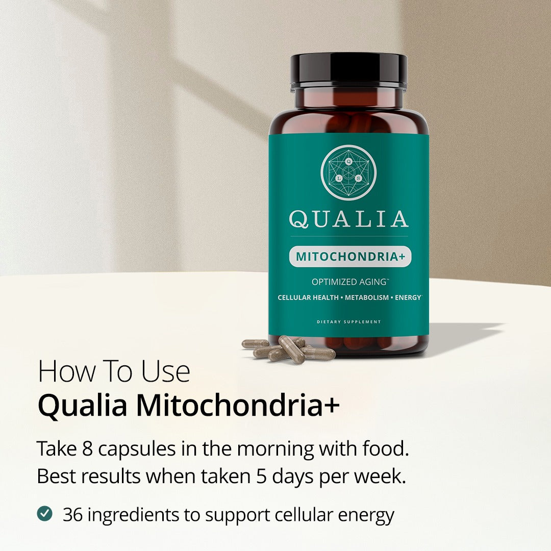 Qualia Mitochondria+ - Amplify Cellular Energy for Longevity