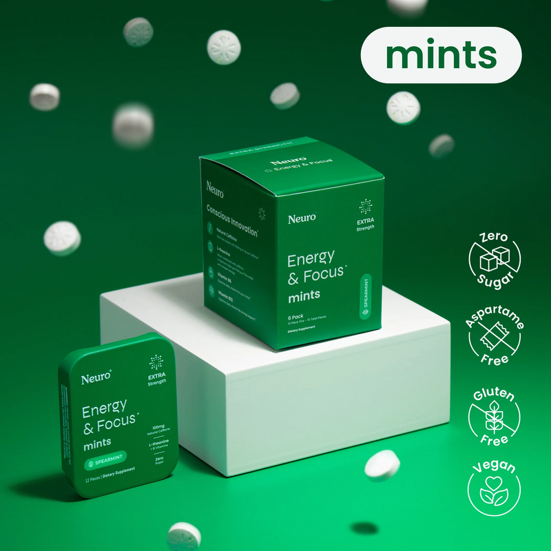 Neuro Extra Strength Energy & Focus™ Mints (Spearmint)