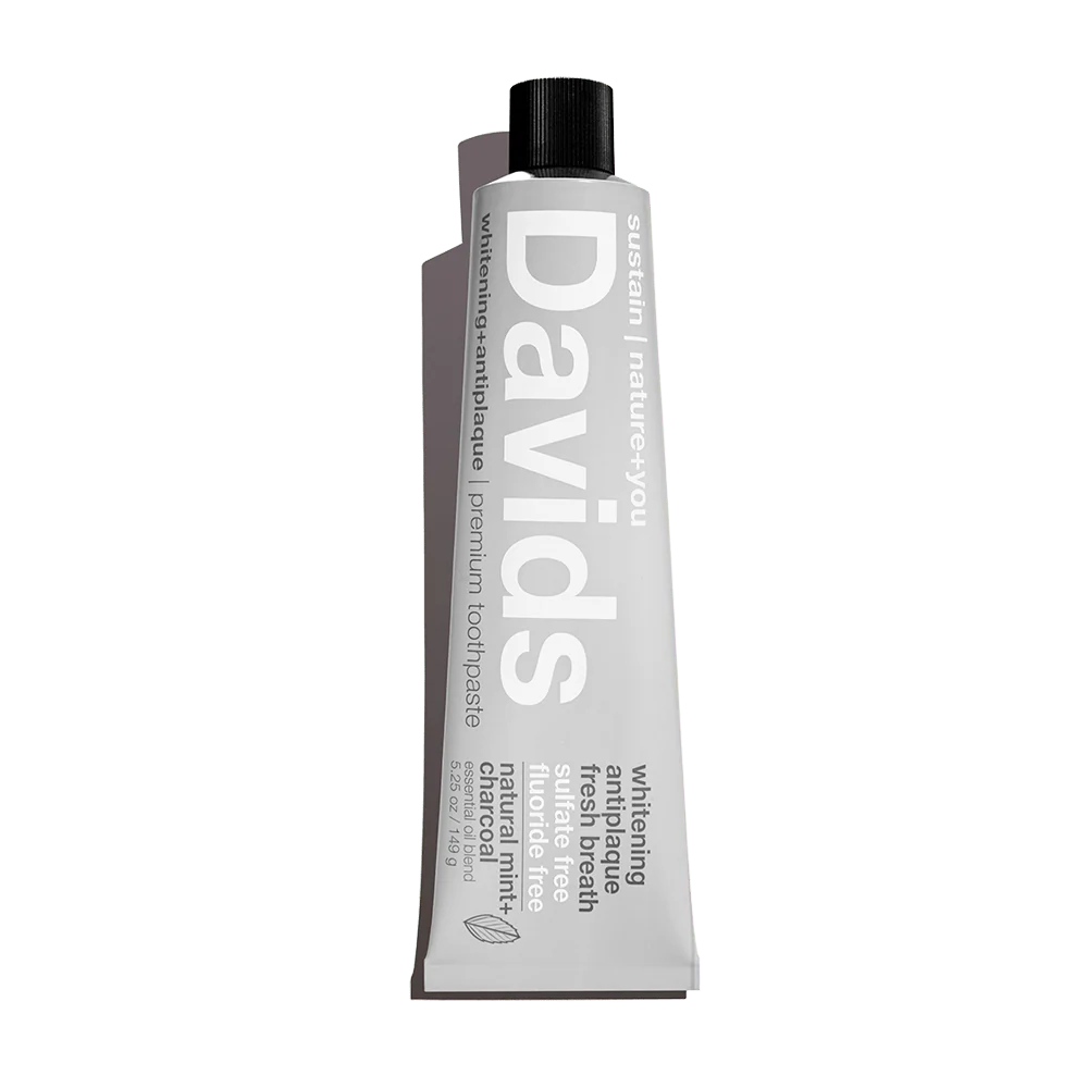 Davids Premium Toothpaste (Charcoal+Peppermint)