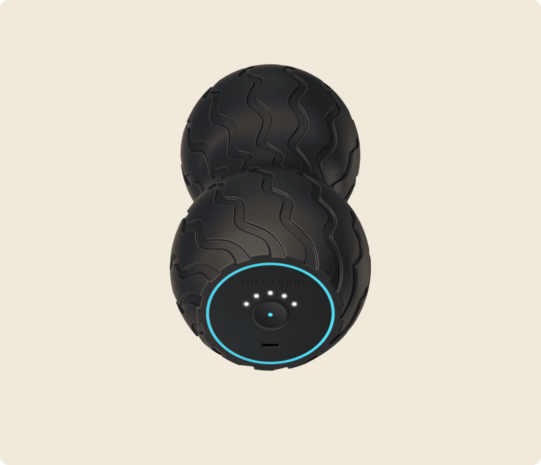 Therabody WaveDuo vibrating muscle roller with dual massage surfaces