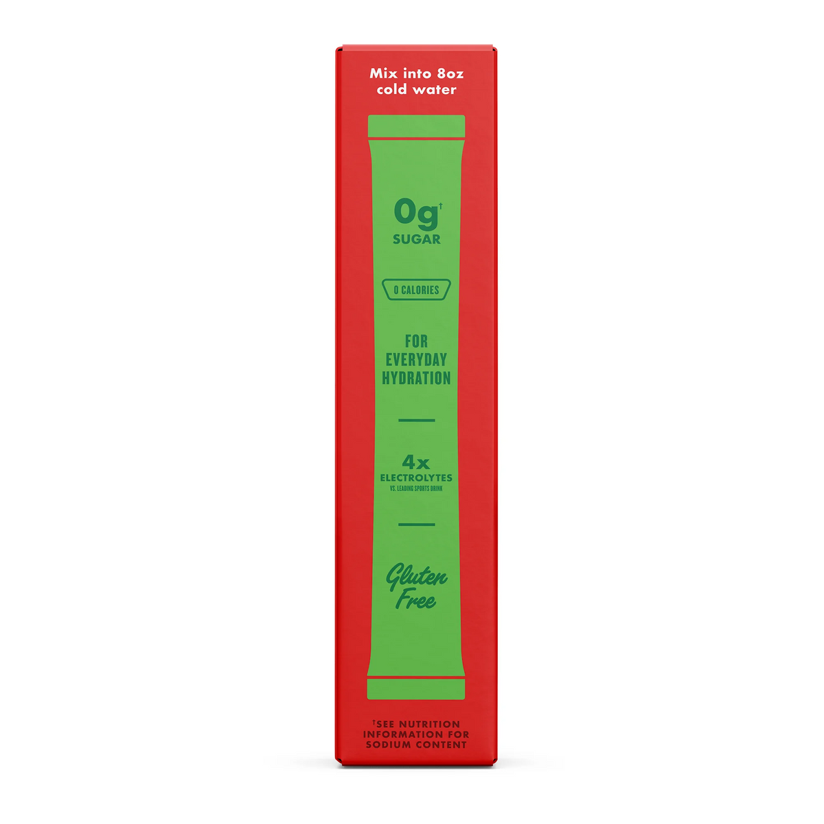 Waterboy Daily Hydration Electrolyte Drink Mix - 12 Sticks (Watermelon)