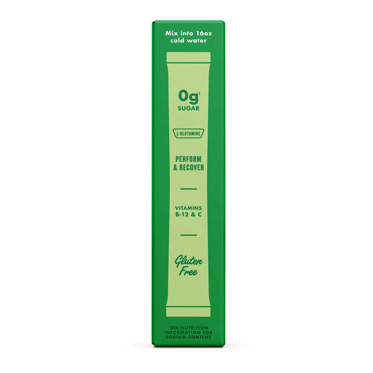 Waterboy Workout Hydration Electrolyte Drink Mix - 10 Sticks (Lemon Lime)