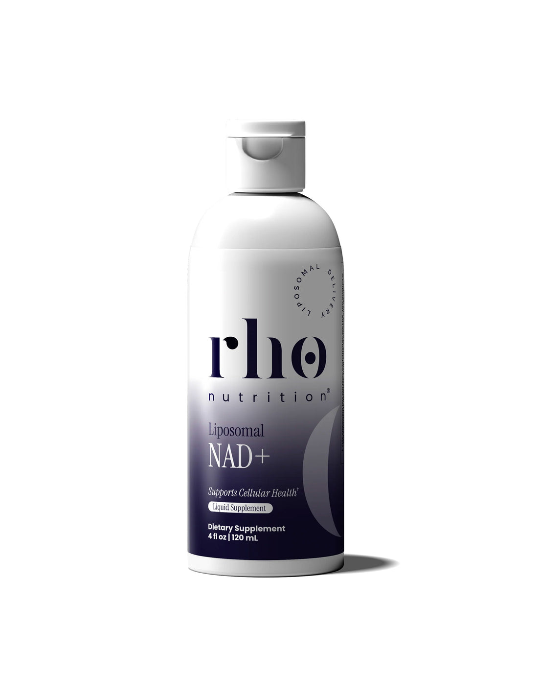 Rho Nutrition Liposomal NAD+ liquid supplement bottle 30 servings