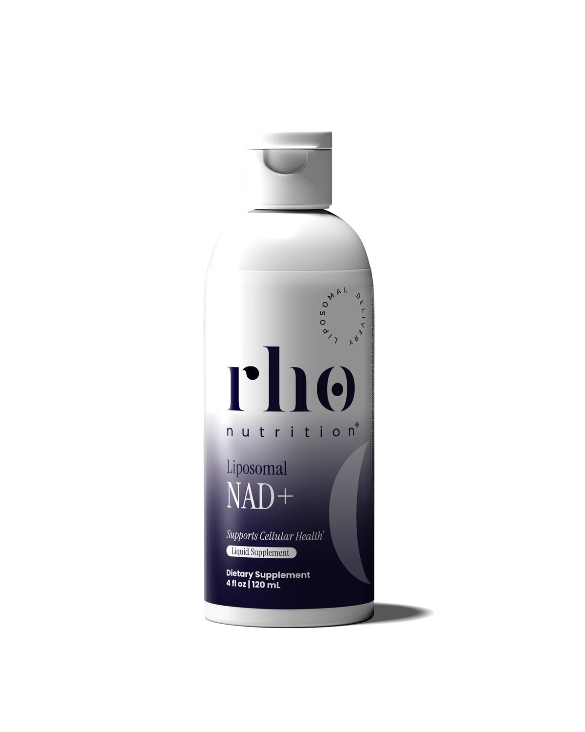 Rho Nutrition Liposomal NAD+ liquid supplement bottle 30 servings