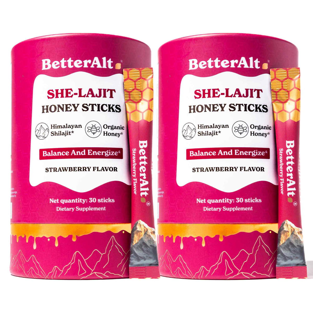 BetterAlt She Lajit honey sticks 2 Pack
