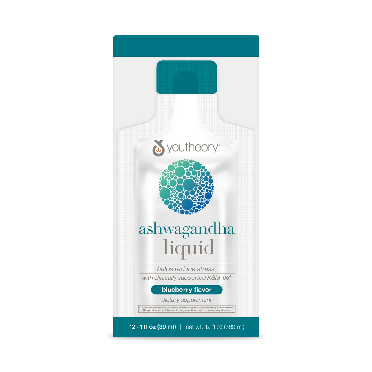 Youtheory® Ashwagandha Liquid (600mg) Stress Support Supplement