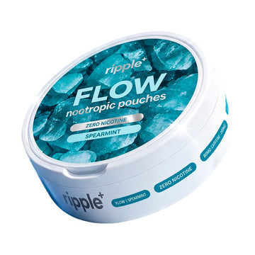 ripple⁺ Nootropic Pouches Caffeine & L-Theanine (Flow Spearmint)