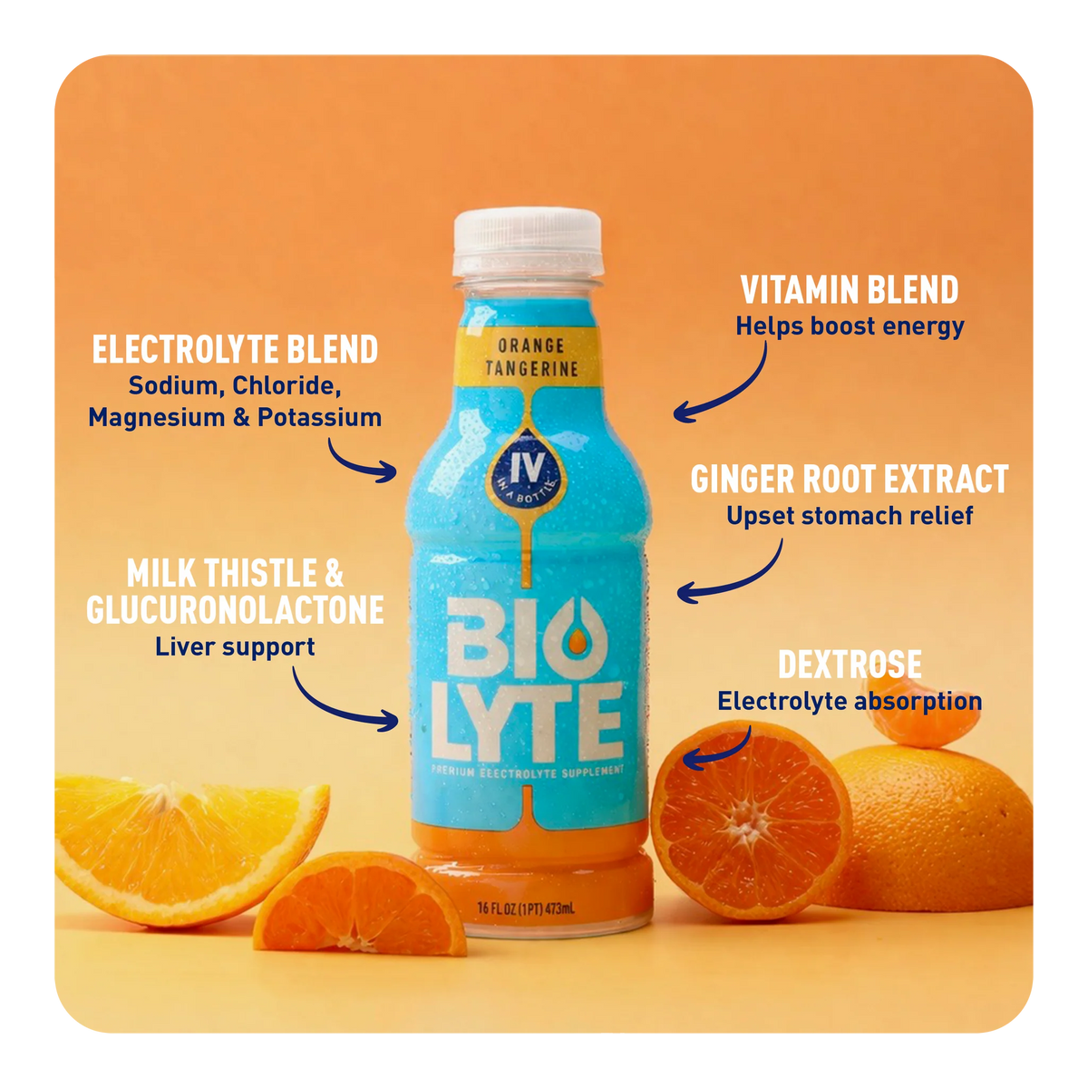 BIOLYTE® Hydration Electrolyte Drink (Orange Tangerine)