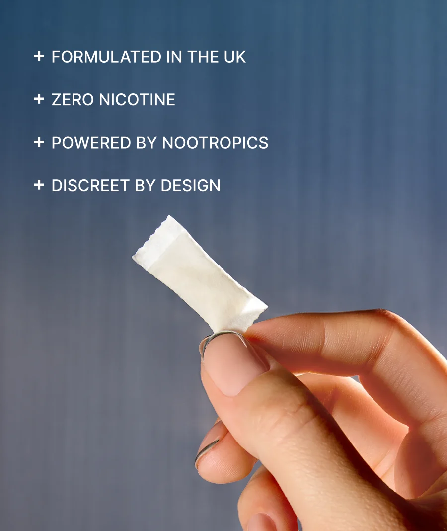 ripple⁺ Nootropic Pouches Caffeine & L-Theanine (Focus Mango)