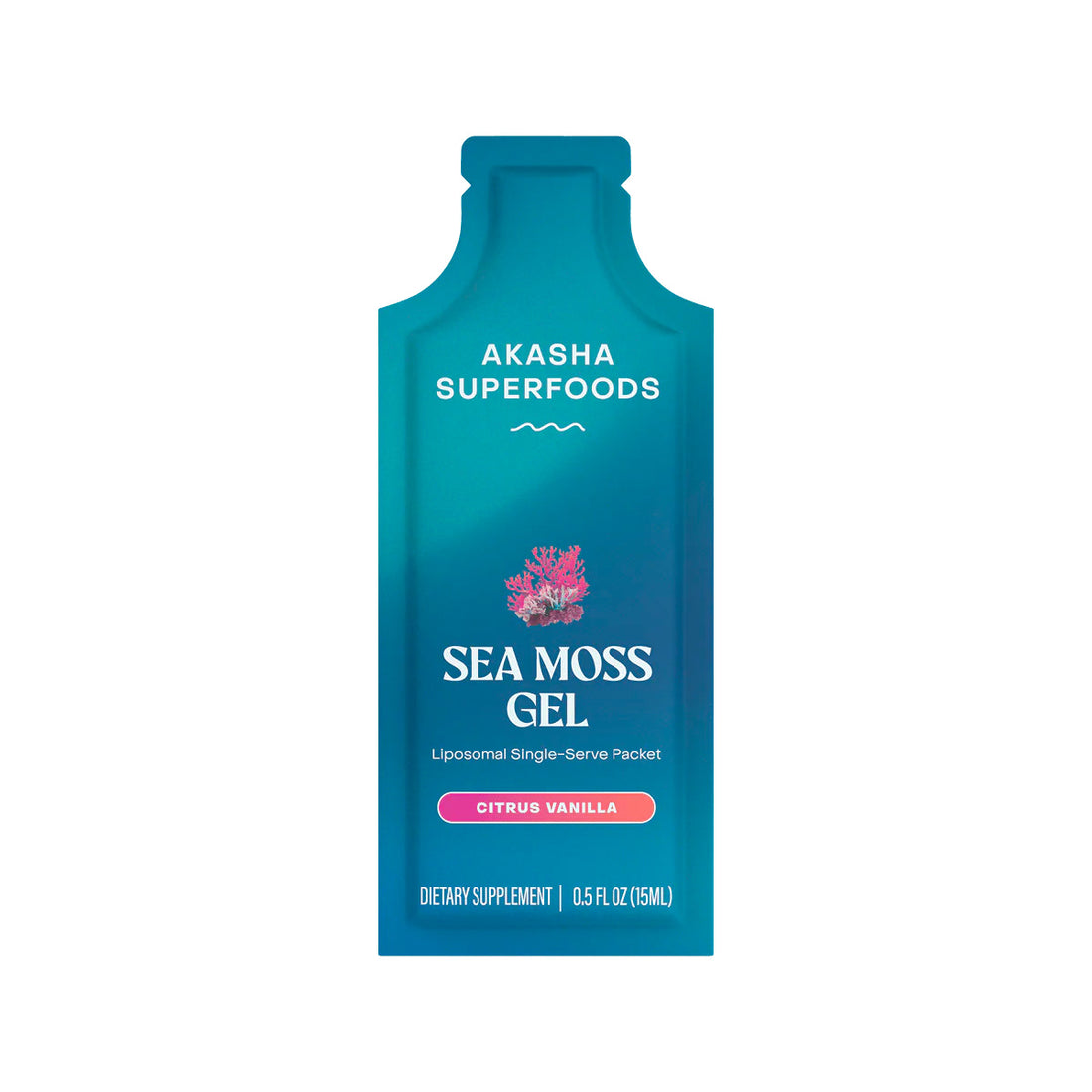 Akasha Superfoods Liposomal Sea Moss Gel Single-Serve Packets