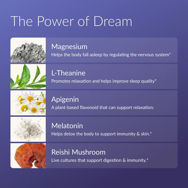 Beam Organics Dream Sleep Supplement - Brownie Batter
