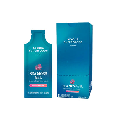 Akasha Superfoods Liposomal Sea Moss Gel Single-Serve Packets