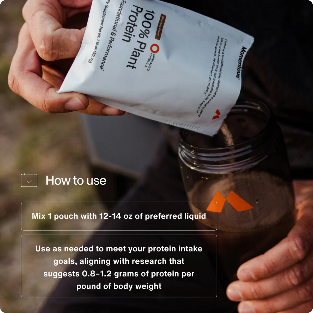 Momentous 100% Plant Protein (10-Travel Packs)