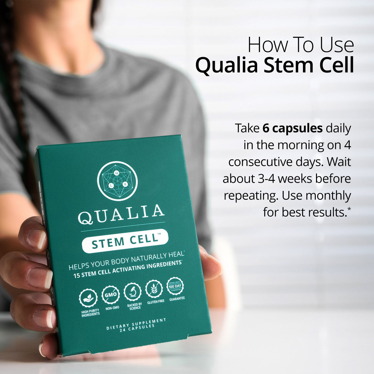 Qualia Stem Cell™ - Stem Cell Support for Renewal & Repair