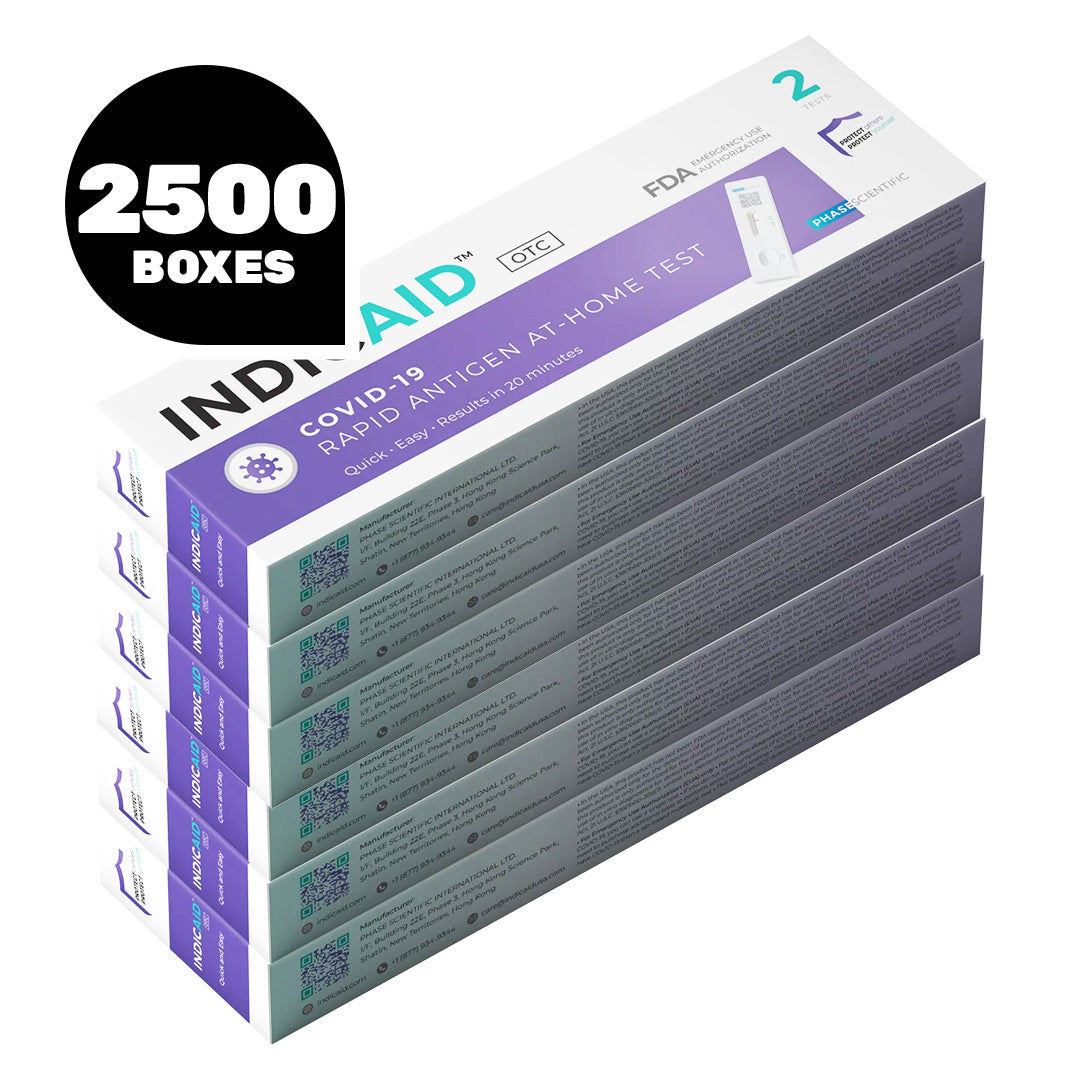 Indicaid™ COVID-19 Rapid Antigen At-Home Test (OTC)