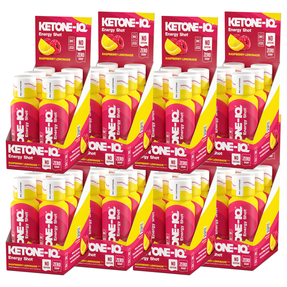 Ketone-IQ No Caffeine High Performance Energy Shot (Raspberry Lemonade)
