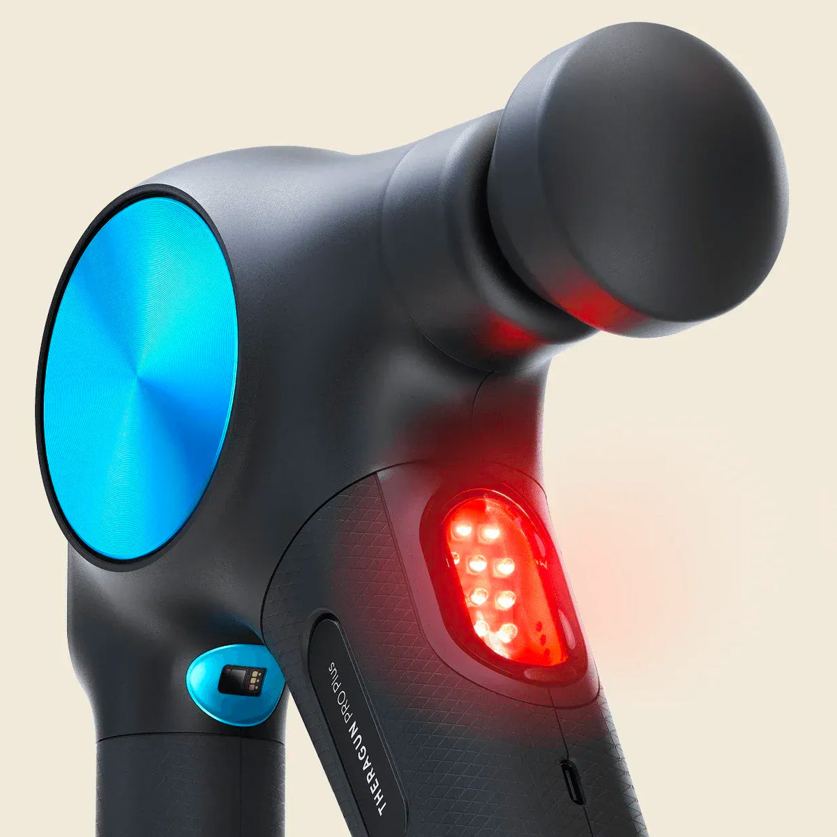 Therabody Theragun Pro Plus with integrated heat therapy
