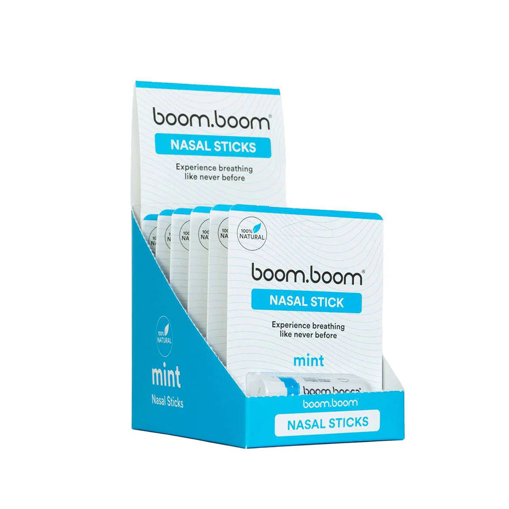 BoomBoom Naturals Nasal Stick (Mint) - 6 Pack