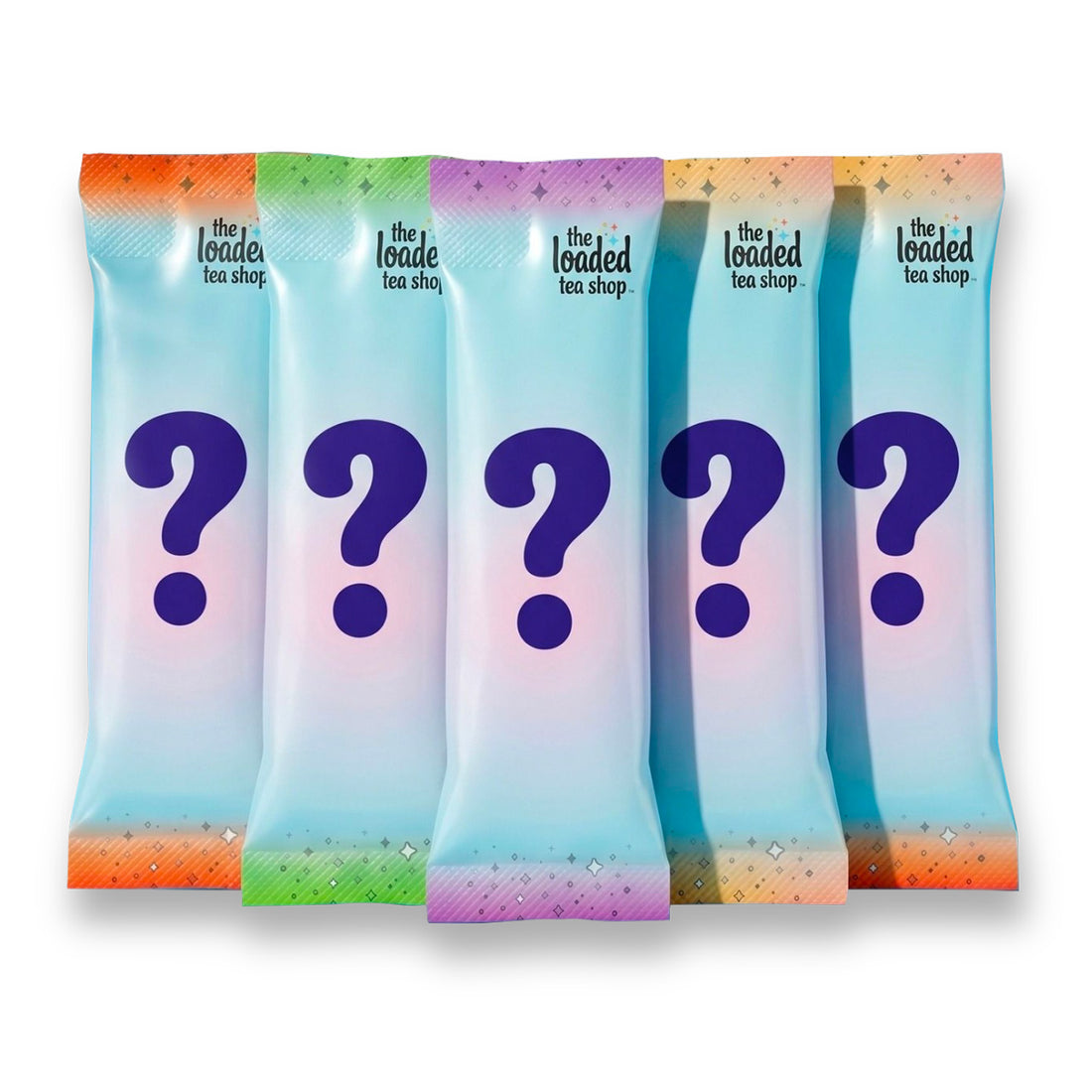 The Loaded Tea Shop Functional Energy Tea Packs (5 Flavor Mystery Bundle)
