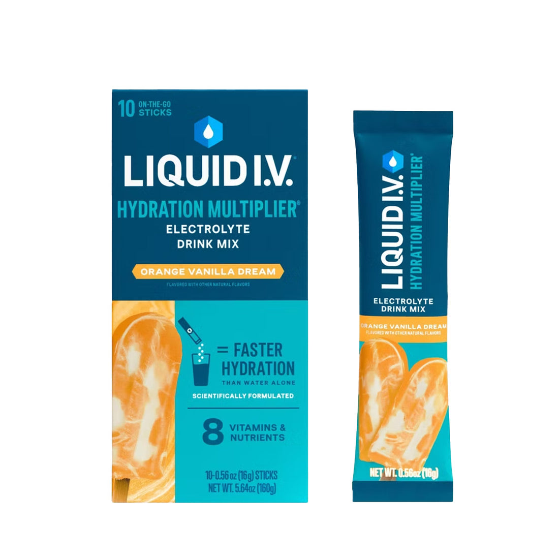 Liquid I.V. Hydration Multiplier Electrolyte Drink Mix in Lemon Lime Flavor