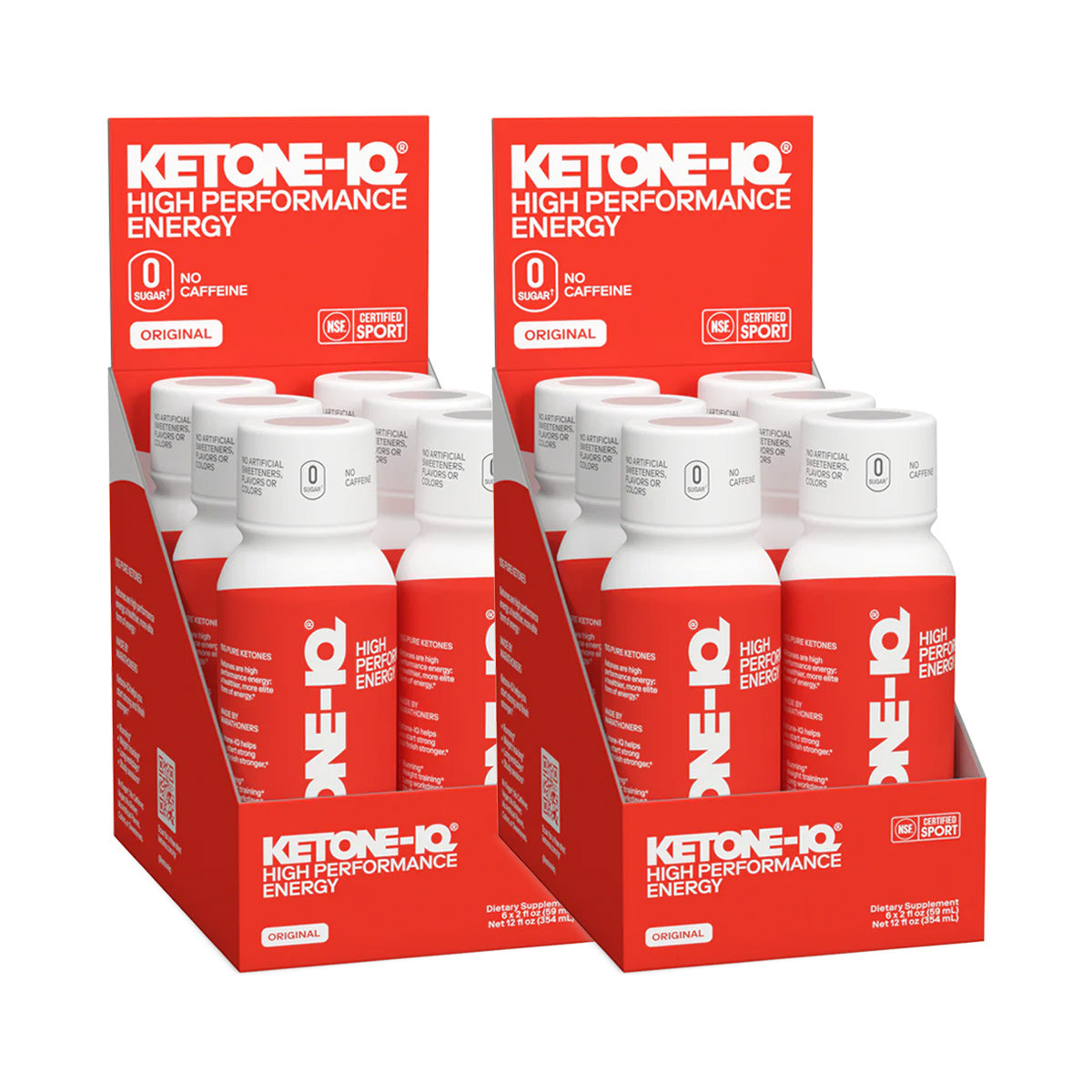 Ketone-IQ No Caffeine High Performance Energy Shot (Original)