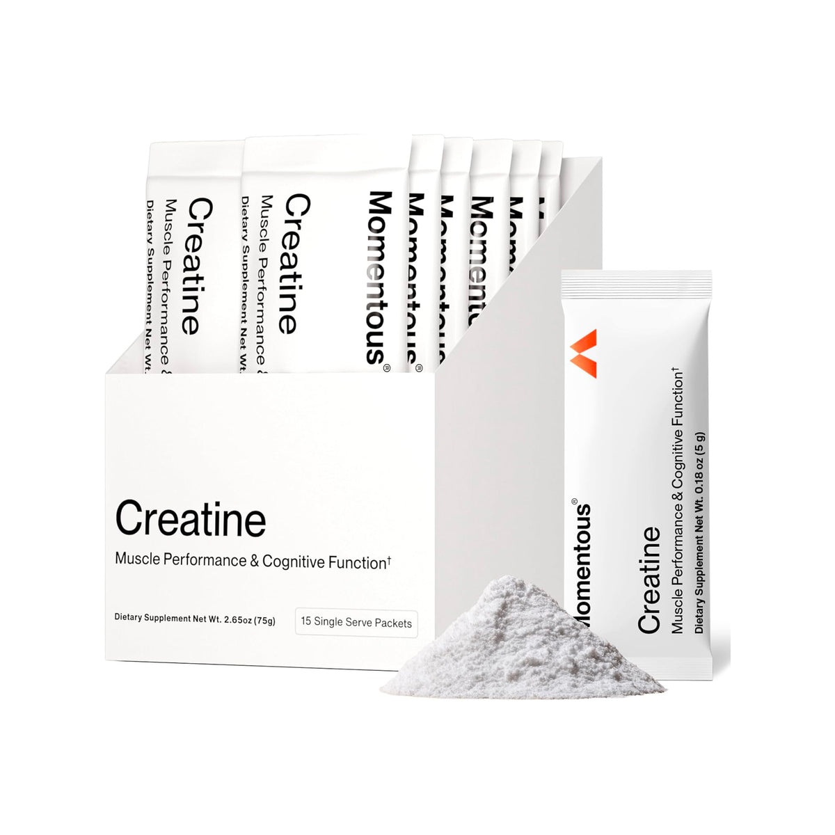 Momentous Creatine Monohydrate Powder NSF Certified for Sport